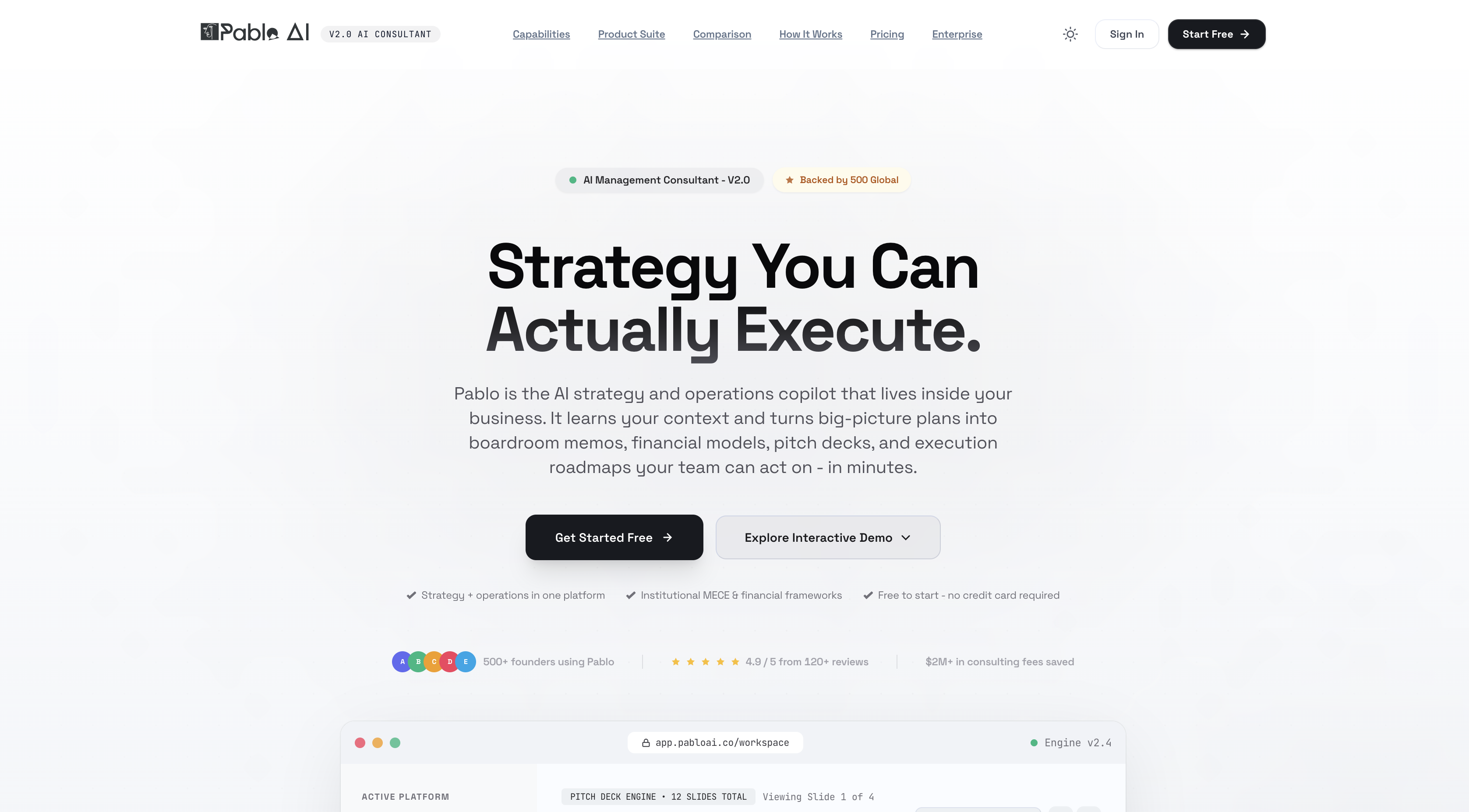 Pablo AI app screenshot